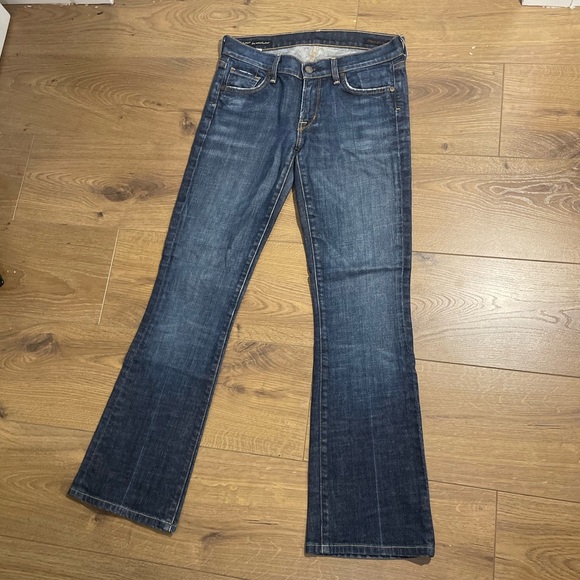 Citizens of Humanity Kelly 001 Low Rise Bootcut Jeans Y2K Medium Wash Denim 27 - Picture 3 of 11